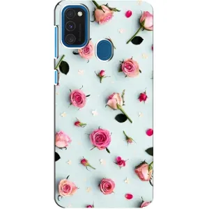 Чохли з принтом Троянд для Samsung Galaxy A21s (Різні квіти)