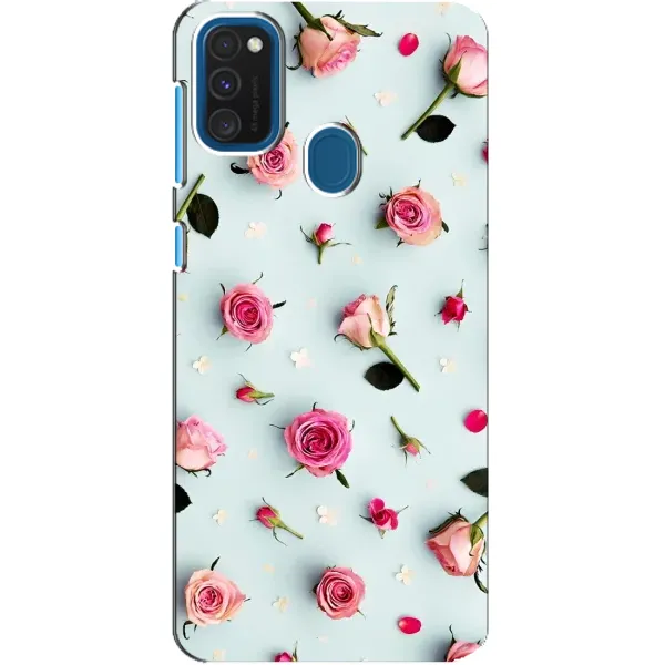 Чехол с рисунком «Разные цветы» для Samsung Galaxy A21s Чехол с рисунком «Разные цветы» для Samsung Galaxy A21s