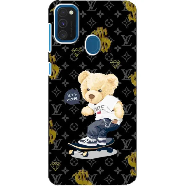 Чехол с рисунком «Скейтер Тедди» для Samsung Galaxy A21s Чехол с рисунком «Скейтер Тедди» для Samsung Galaxy A21s