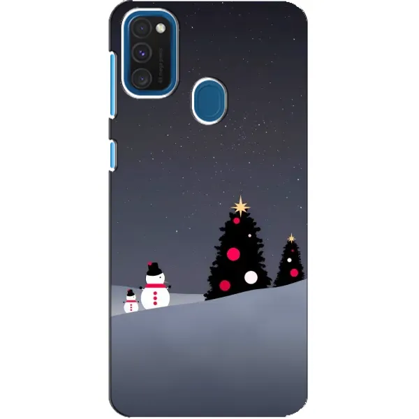 Чехол с рисунком «Снеговички» для Samsung Galaxy A21s Чехол с рисунком «Снеговички» для Samsung Galaxy A21s
