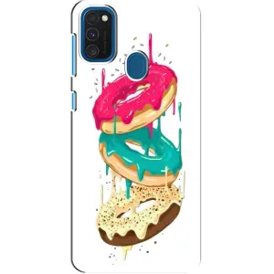 Чохол з зображенням смачної їжі для Samsung Galaxy A21s (Соковиті пончики)