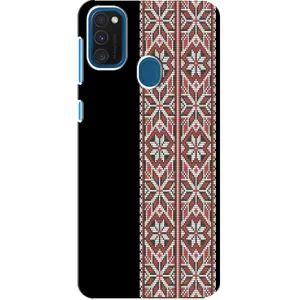 Силіконовый Чохол на Samsung Galaxy A21s з картинкой Вишиванки (Стильна вишиванка)