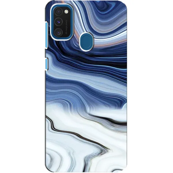 Чехол с рисунком «Светлый мрамор» для Samsung Galaxy A21s
