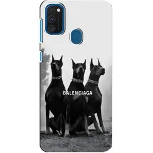 Чехол ДОБЕРМАН для Samsung Galaxy A21s (Три добермана)