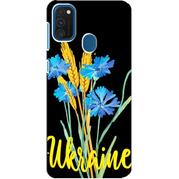 Чехол с рисунком «Ukraine в цветочках» для Samsung Galaxy A21s Чехол с рисунком «Ukraine в цветочках» для Samsung Galaxy A21s