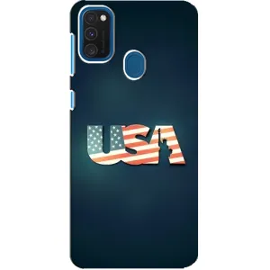 Чохол Прапор USA для Samsung Galaxy A21s (USA)