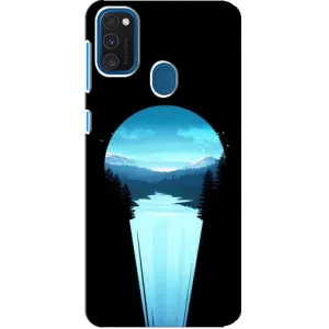 Літній Чохол на Samsung Galaxy A21s (Синій Водоспад)