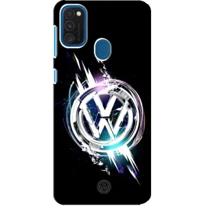 Чехол "Фольксваген" для Samsung Galaxy A21s (Volkswagen на черном)