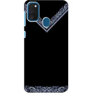 Силіконовый Чохол на Samsung Galaxy A21s (Комірець вишиванки)