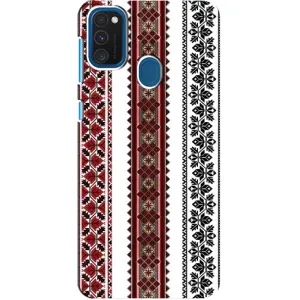 Силіконовый Чохол на Samsung Galaxy A21s з картинкой Вишиванки (Вишиваночки)