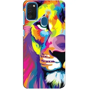 Чохол з картинкою на Samsung Galaxy A21s (Яскравий Лев)