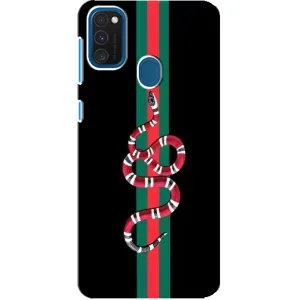 Чехлы Бренд GUCCI для Samsung Galaxy A21s (Змей Гуччи)