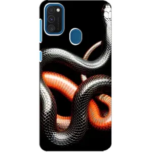 Чехлы с изображением разных животных для Samsung Galaxy A21s (Змея)