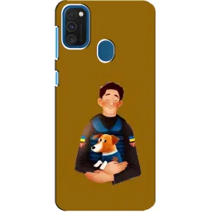 Чехол с принтом для Samsung Galaxy A21s (ЗСУ Патрон)