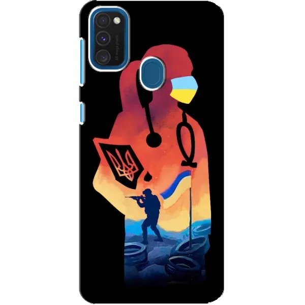 Чехол с рисунком «ЗСУ Врач» для Samsung Galaxy A21s Чехол с рисунком «ЗСУ Врач» для Samsung Galaxy A21s