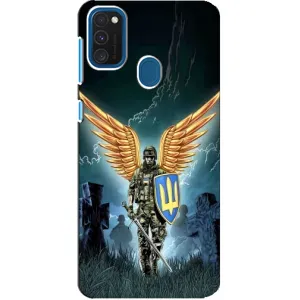 Патриотический Чехол для Samsung Galaxy A21s (ЗСУ з крильями)