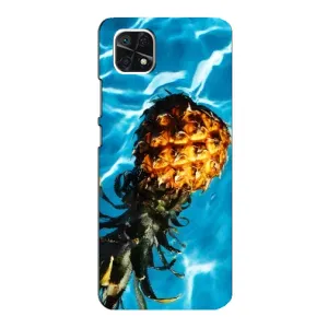 Чехол с изображением вкусной еды для Samsung Galaxy A22 5G (Ананас)