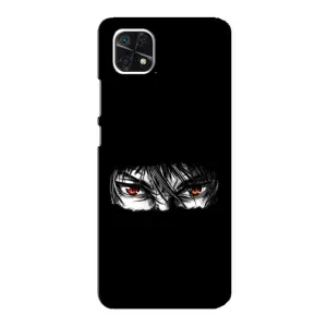Силіконові чохлі з очіма Anime для Самсунг Галаксі А22 5G (Аніме очі)