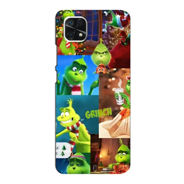 Чехол с рисунком «Арт Гринч» для Samsung Galaxy A22 5G Чехол с рисунком «Арт Гринч» для Samsung Galaxy A22 5G