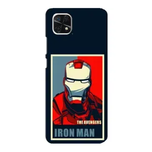 Чехол Супергерой Железный человек на Samsung Galaxy A22 5G (Art Iron man)