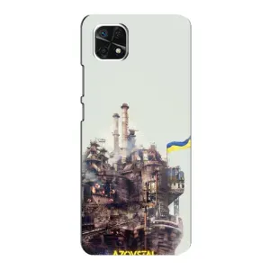 Чехлы на военную тематику для Samsung Galaxy A22 5G (Азовсталь)