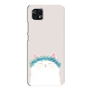 Чохол на тематику: Коти для Samsung Galaxy A22 5G (Білий котик)