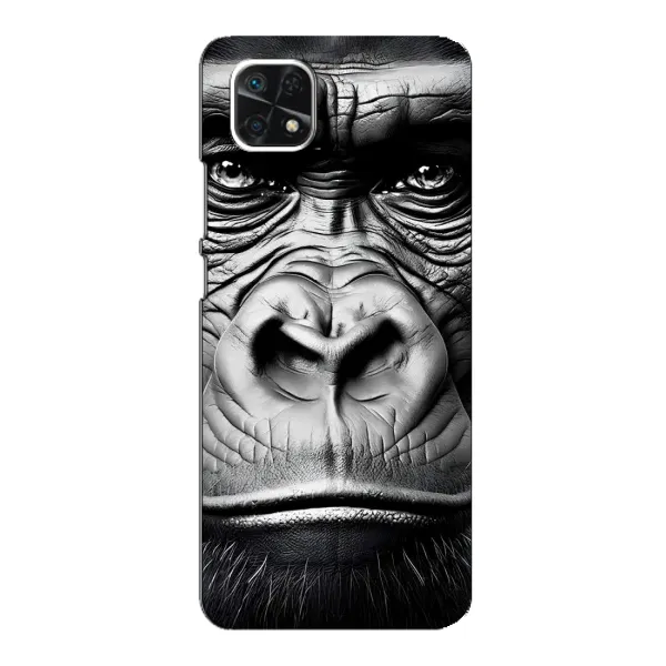 Чехол с рисунком «Черная обезьяна» для Samsung Galaxy A22 5G Чехол с рисунком «Черная обезьяна» для Samsung Galaxy A22 5G