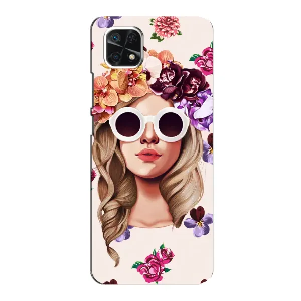 Чехол с рисунком «Девушка в очках» для Samsung Galaxy A22 5G Чехол с рисунком «Девушка в очках» для Samsung Galaxy A22 5G