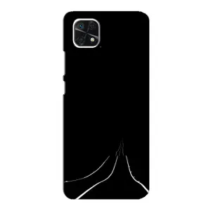 Чохол з картинками на чорному фоні для Samsung Galaxy A22 5G (Дорога)