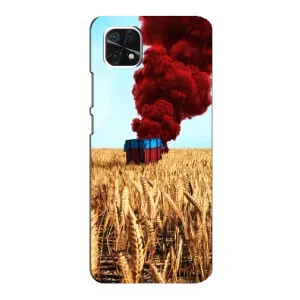 Чехол (TPU) с картинкой "Лого Пабг" на Самсунг Галакси А22 5G (Дроп)