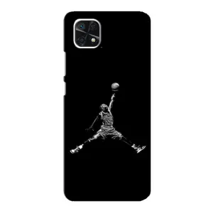 Силиконовый Чехол Nike Air Jordan на Самсунг Галакси А22 5G (Джордан)