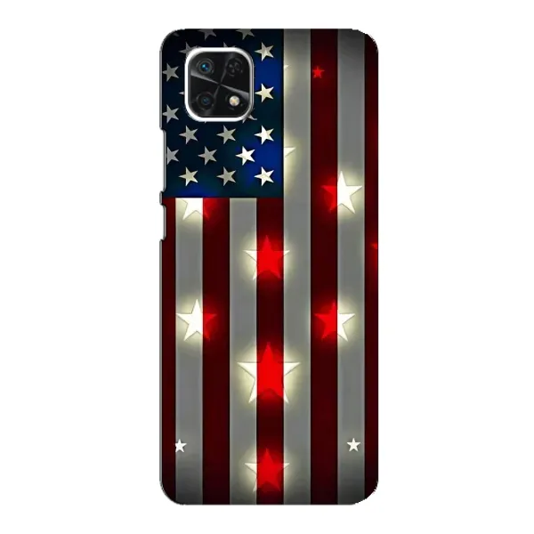 Чехол с рисунком «Флаг США 2» для Samsung Galaxy A22 5G Чехол с рисунком «Флаг США 2» для Samsung Galaxy A22 5G