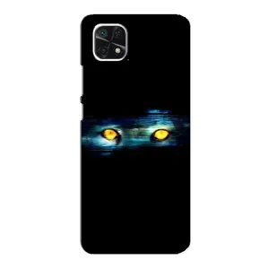 Чохли з зображенням різних тварин на Samsung Galaxy A22 5G (Очі)