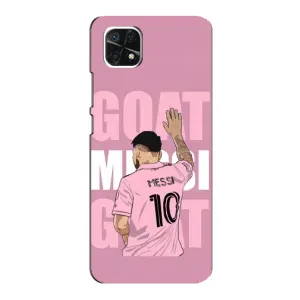 Чехлы Лео Месси в Майами на Samsung Galaxy A22 5G (GOAT MESSI)