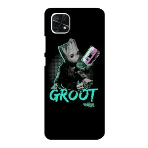 Чехол Супергерои Марвел на Самсунг Галакси А22 5G (Groot)