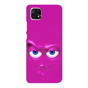 Силиконовые Чехлы (смешные стикеры) для Samsung Galaxy A22 5G (Хитрая мордочка)