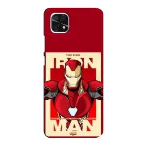Чехол Супергерой Железный человек на Samsung Galaxy A22 5G (Iron man)