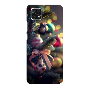 Чехлы на Новый Год Samsung Galaxy A22 5G (Красивая елочка)