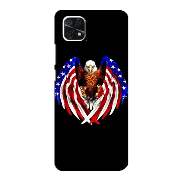 Чехол с рисунком «Крылья США» для Samsung Galaxy A22 5G Чехол с рисунком «Крылья США» для Samsung Galaxy A22 5G