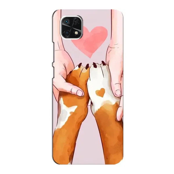 Чехол с рисунком «Любовь к собакам» для Samsung Galaxy A22 5G Чехол с рисунком «Любовь к собакам» для Samsung Galaxy A22 5G