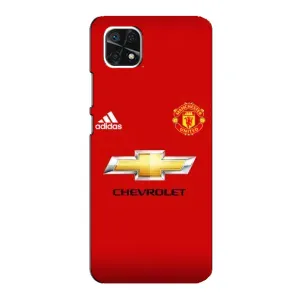 Силиконовые Чехлы принт Футбол на Samsung Galaxy A22 5G (Man United)