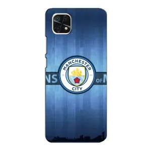 Силиконовые Чехлы принт Футбол на Samsung Galaxy A22 5G (ManCity)