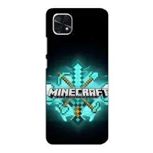 Чехол майнкрафт для Samsung Galaxy A22 5G (MineCraft 2)