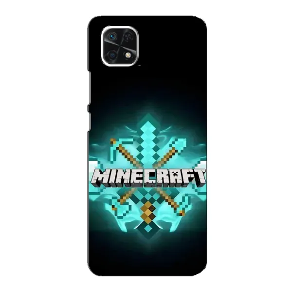 Чехол с рисунком «MineCraft 2» для Samsung Galaxy A22 5G