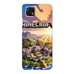 Чехол майнкрафт для Samsung Galaxy A22 5G (MINECRAFT)