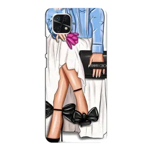 Силиконовый Чехол на Samsung Galaxy A22 5G с картинкой Стильных Девушек (Мода)