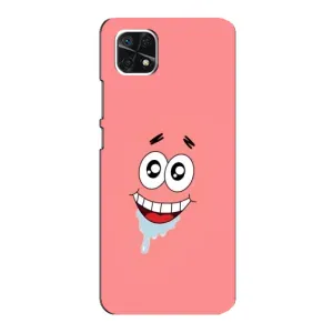 Чехлы с Патриком на Samsung Galaxy A22 5G (Мордочка Патрика)