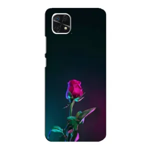 Чехлы с принтом Розочки для Samsung Galaxy A22 5G (Ночная роза)