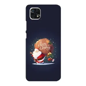 Чехол Санта Клаус для Samsung Galaxy A22 5G (Подарки от Санты)