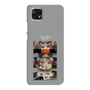 Силіконові чохлі з очіма Anime для Самсунг Галаксі А22 5G (Різнокольорові очі)
